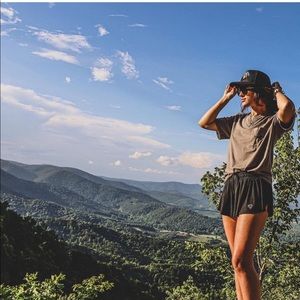 Keiki Kona Black 2-in-1 Flowy Fitness Shorts